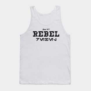 REBEL Streetwear BLACK Tank Top